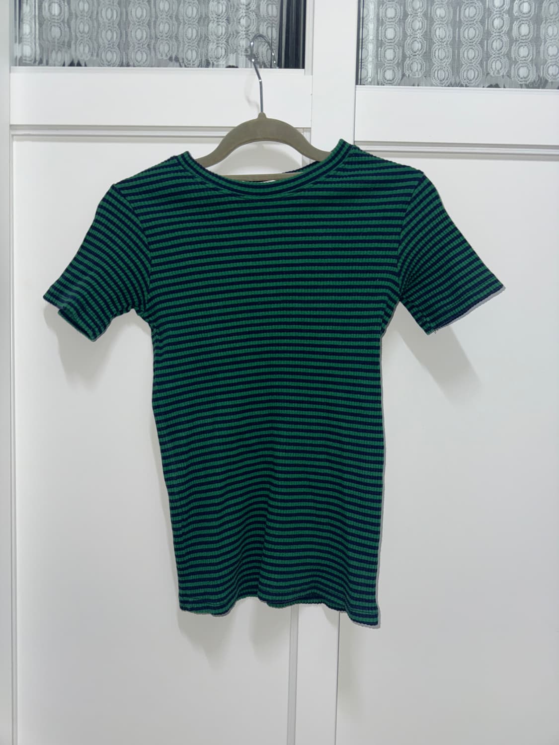 골지 스트라이프 반팔 티 상품이미지1