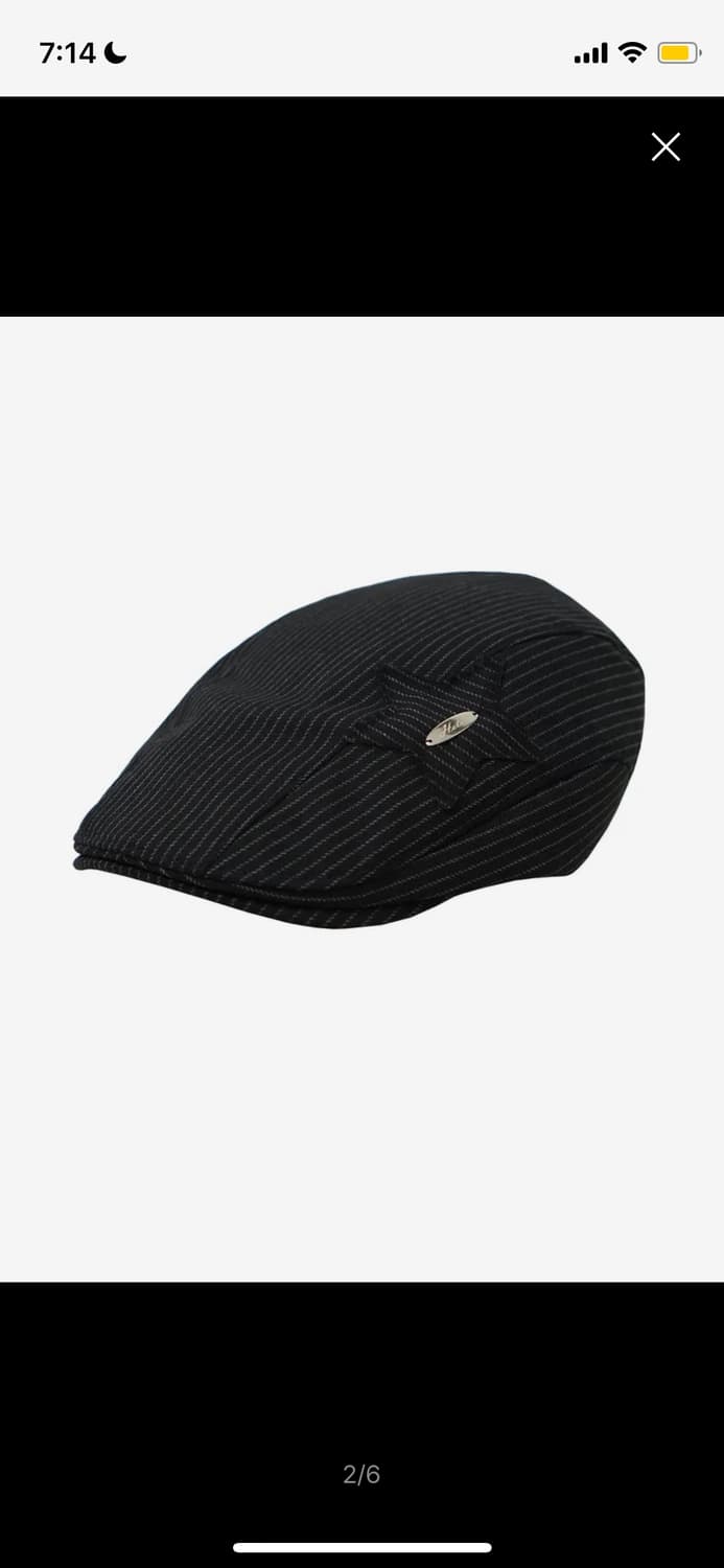 헤티 스트라이프 헌팅캡 상품이미지1