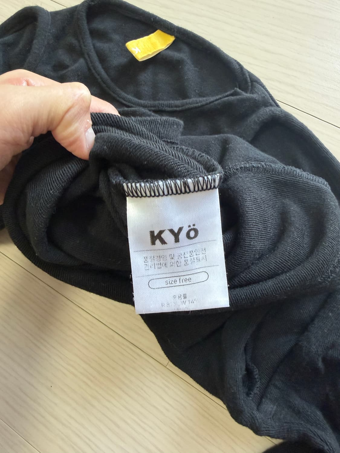 kyo type tee(black) 상품이미지5