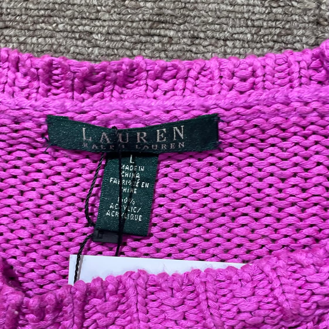 (L) LAUREN 로렌 랄프 로렌 라운드넥 니트 상품이미지7