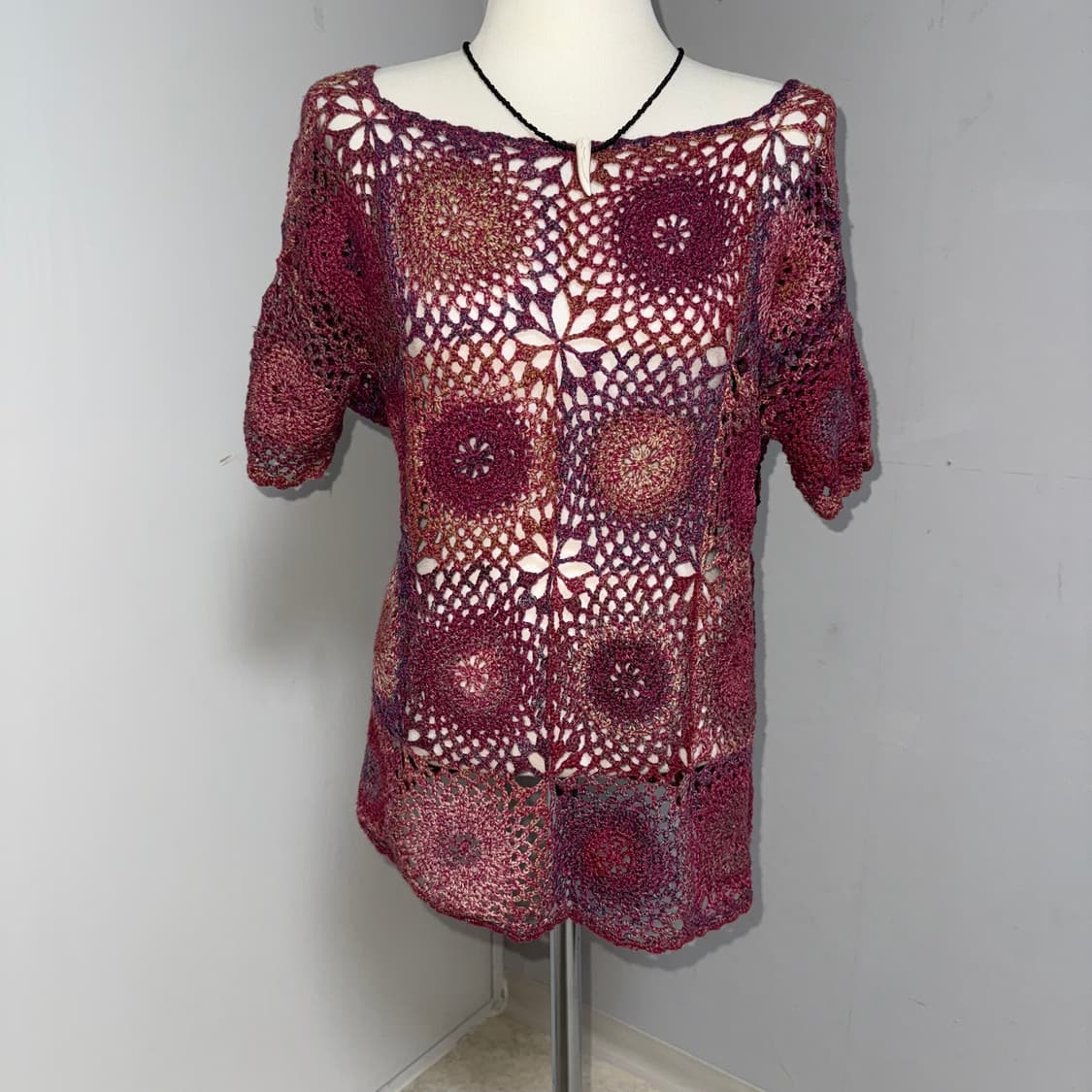 히피 오리엔탈 크로쉐 니트  상품이미지2