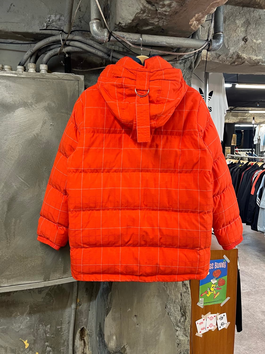 아디다스 덕 다운 후드 패딩 오렌지 90 #csz2189 상품이미지2