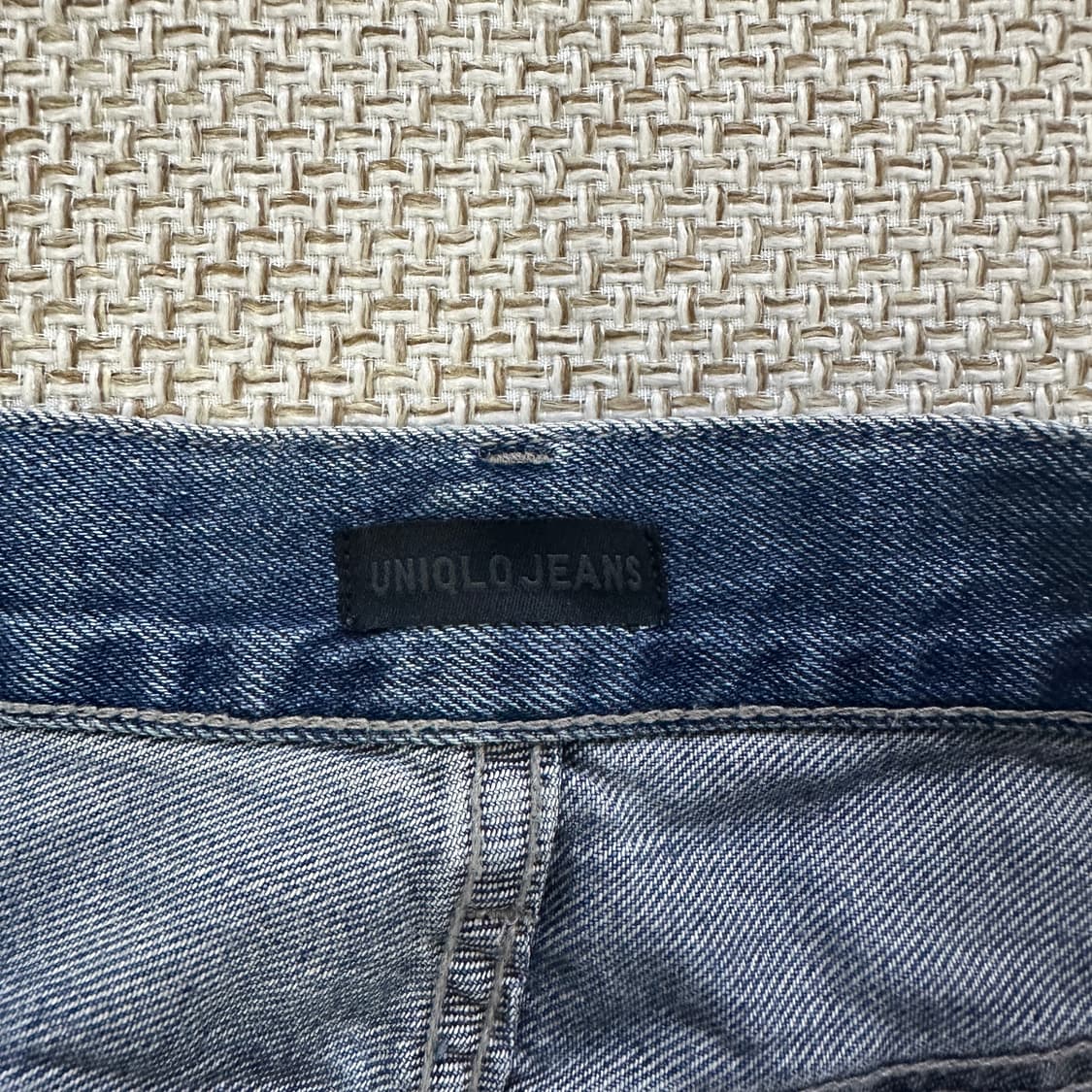 71 유니클로 데님 배기 커브 진 0410D 상품이미지3