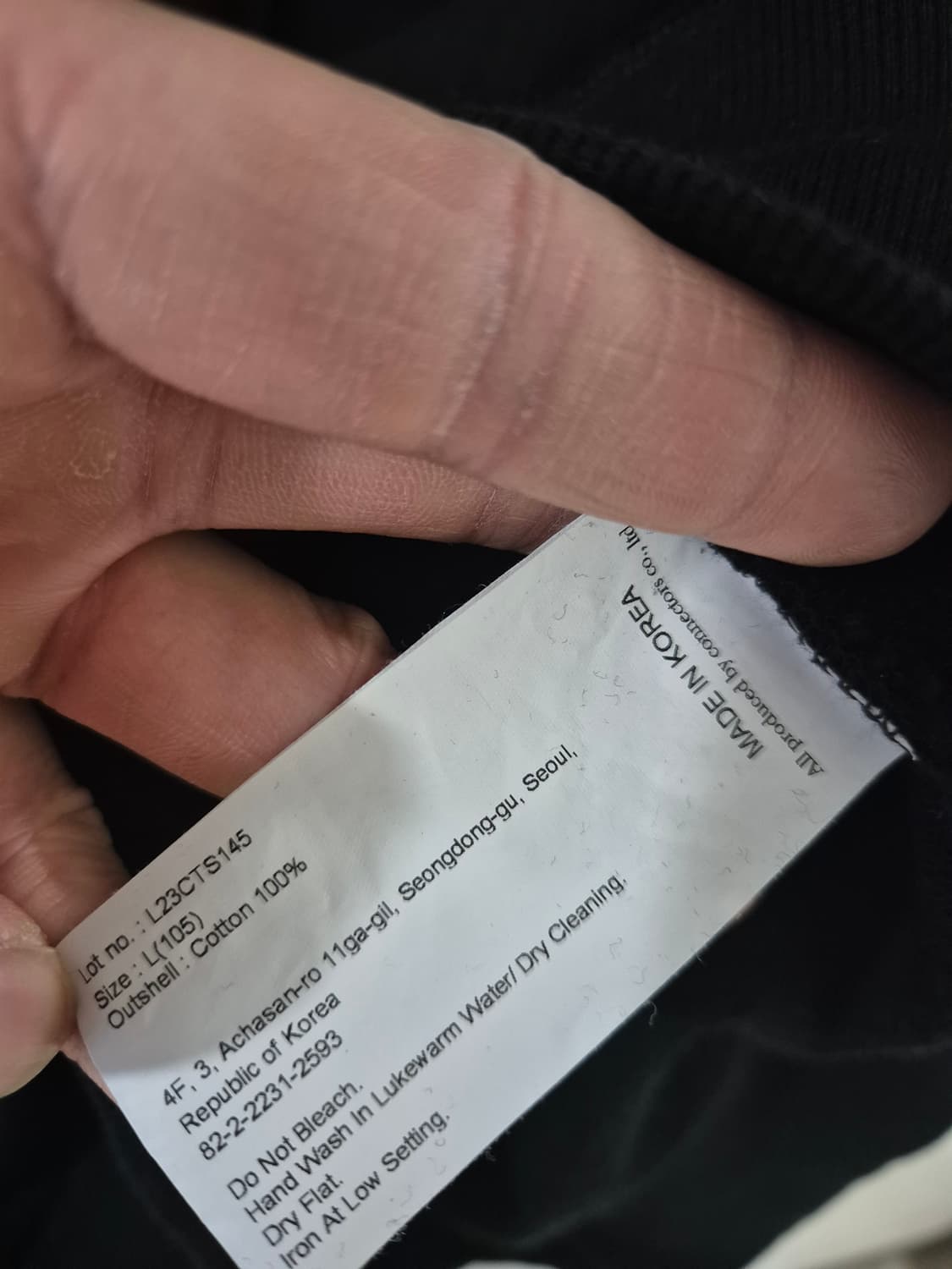 [L]로드존그레이 빈티지 하프집업 후드티 Men 상품이미지5