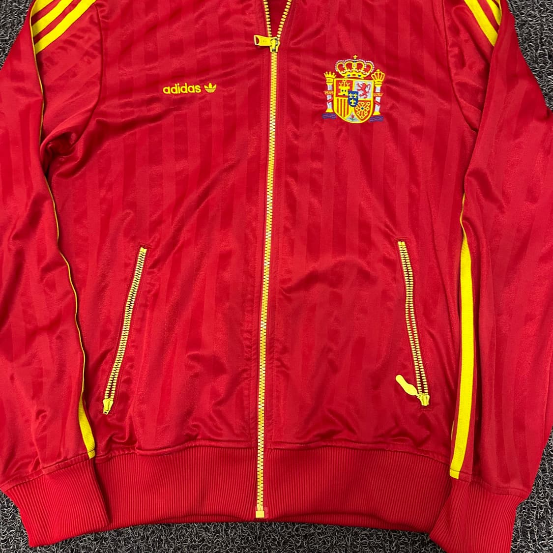 아디다스 스페인 국대 트랙탑 져지 집업 레드 95(M) 상품이미지4
