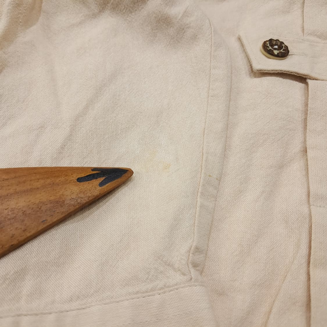 CL624 L 알펜랜드 90s 독일 트라흐텐 바바리안 알펜 셔츠 남방 상품이미지6