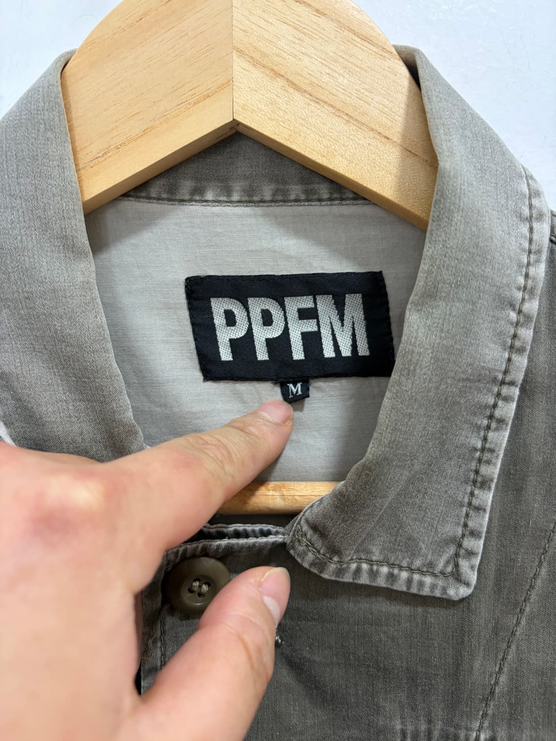 PPFM 카키 해골 스컬 자켓 상품이미지6