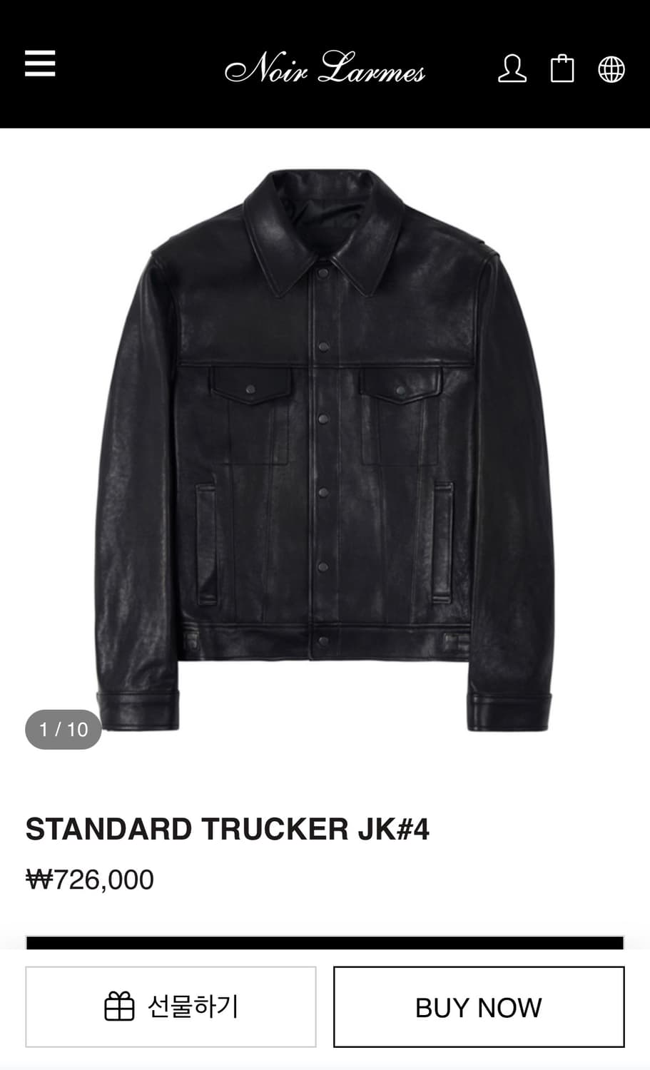 느와르라르메스 스탠다드 트러커 JK#4 상품이미지2