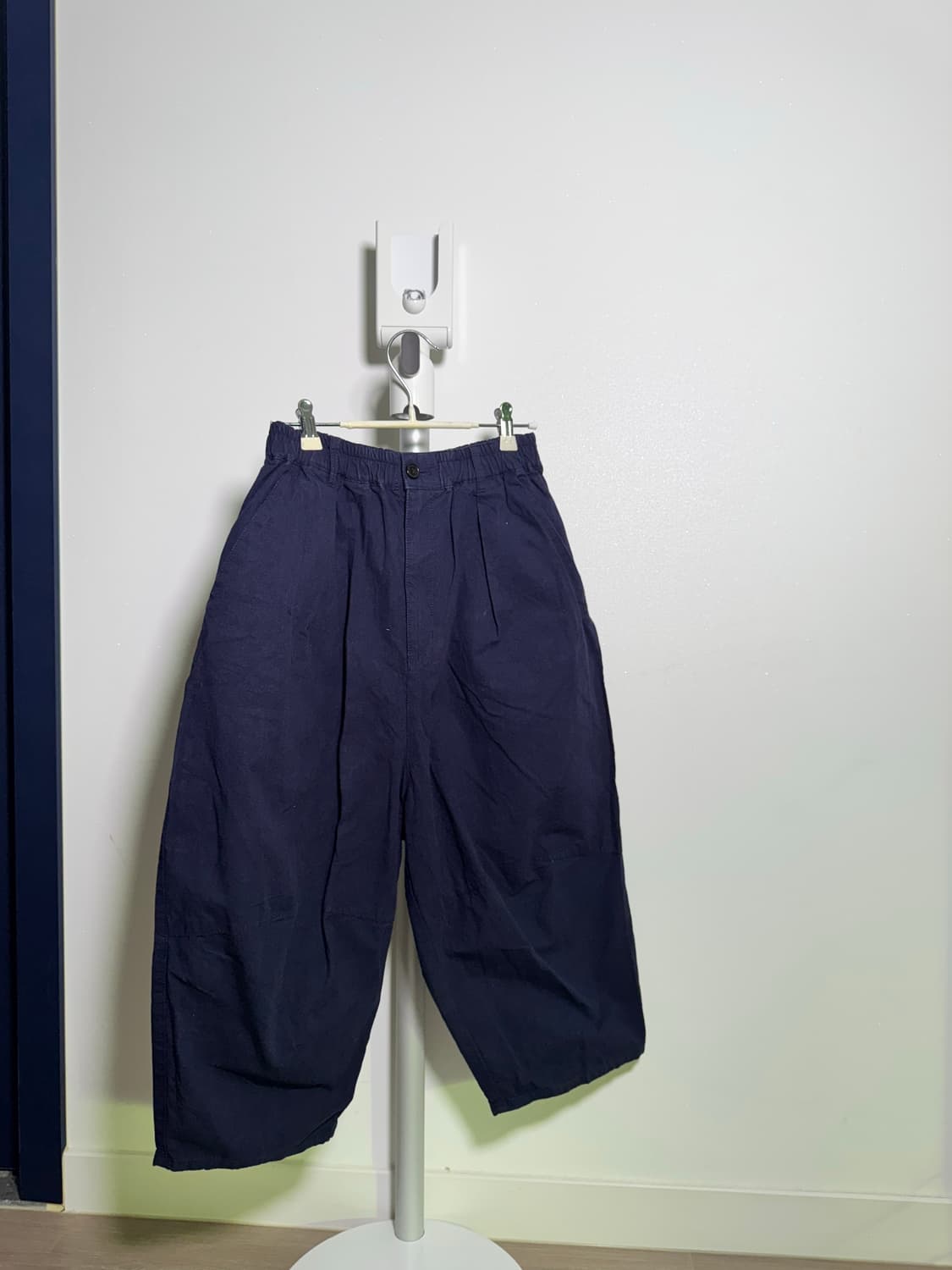 빈티지 아메카지 남색 와이드핏 팬츠 상품이미지1
