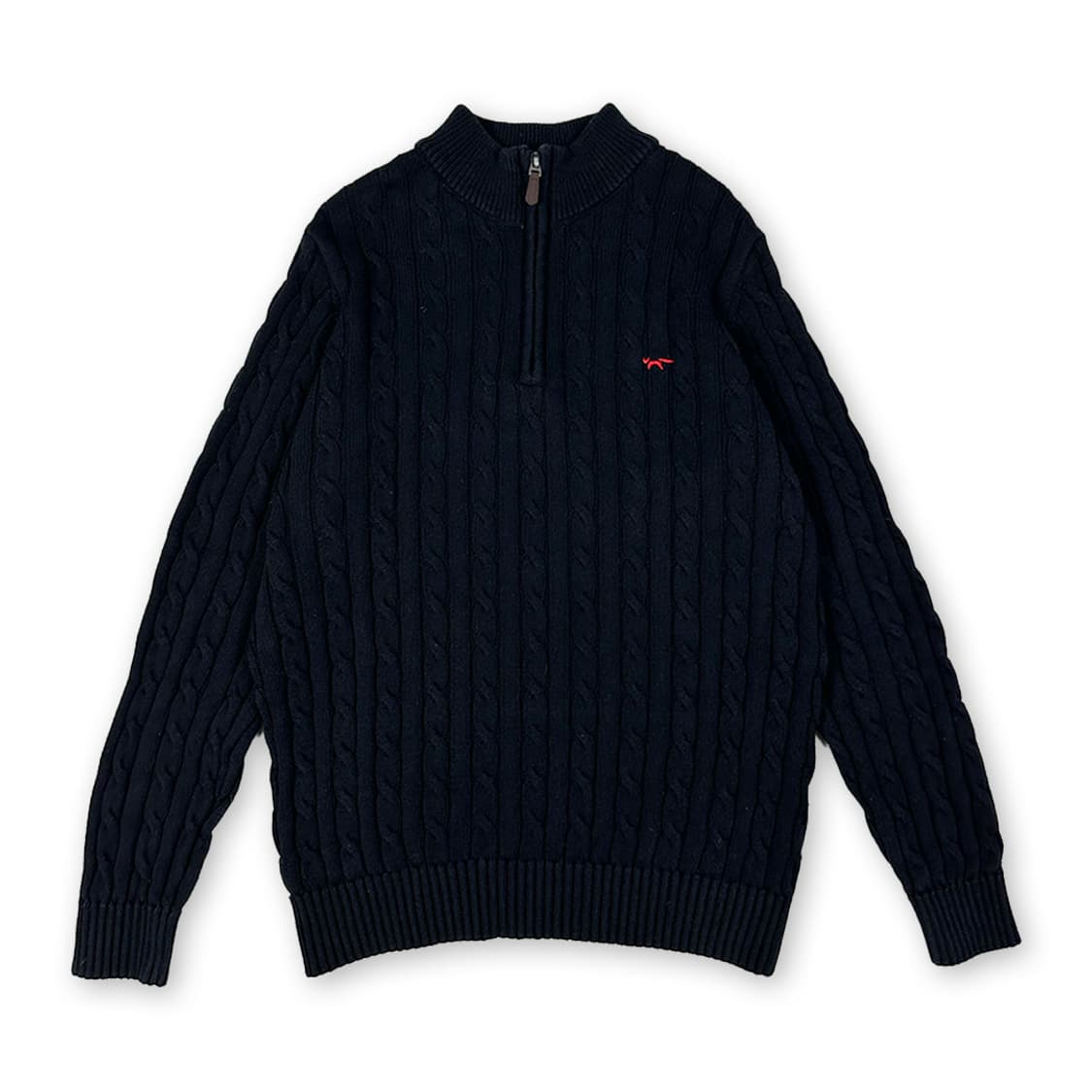 wolsey 케이블 반집업 니트 (95) 상품이미지1