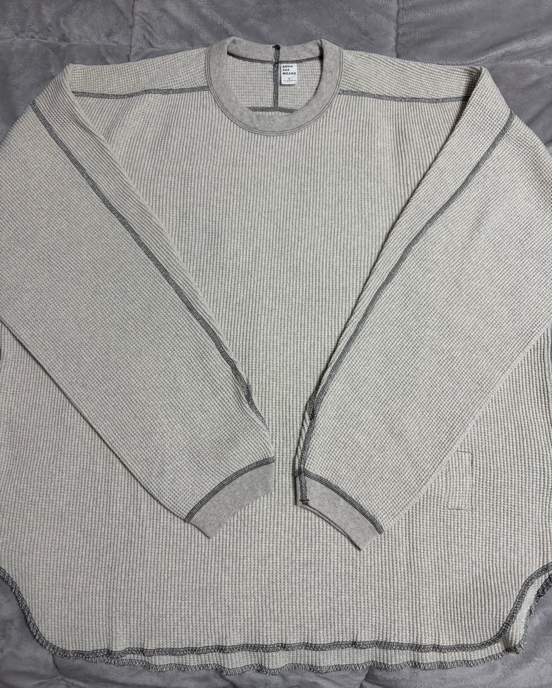 [L] 엔즈앤드민스 와플 써멀 롱슬리브 상품이미지2