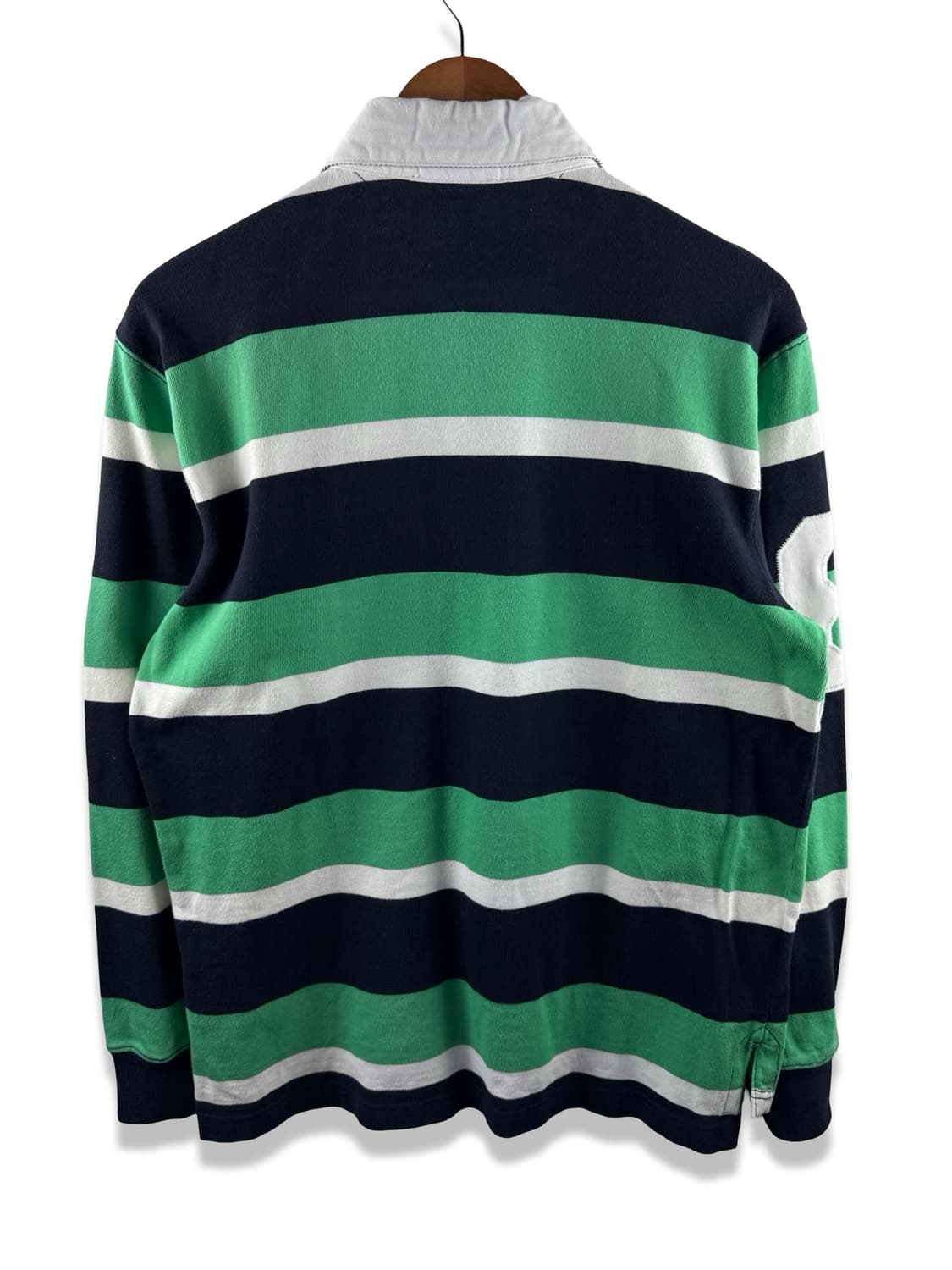타미힐피거 네이비그린 스트라이프 럭비셔츠3115 상품이미지2