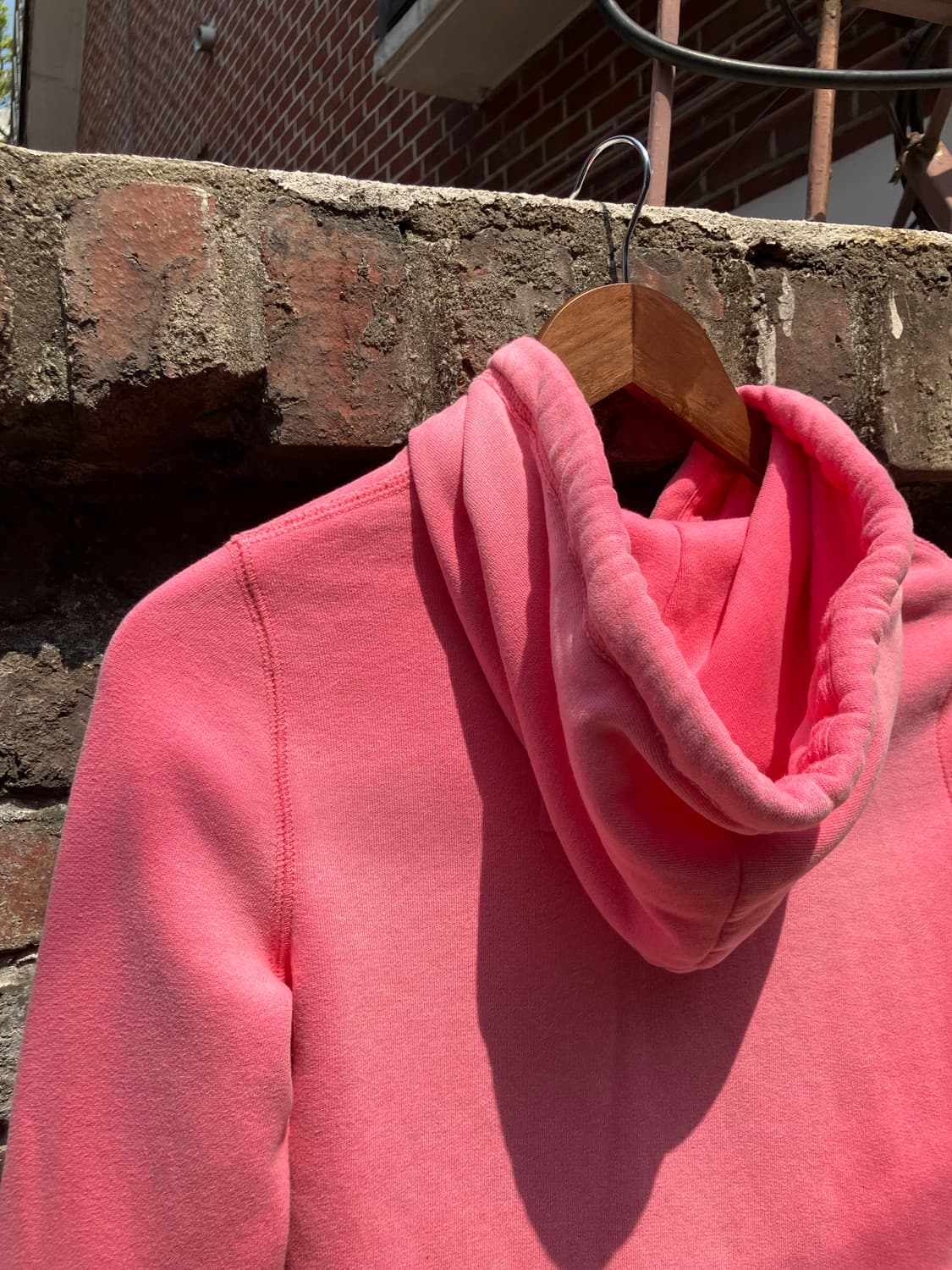 Abercrombie&Fitch 로고 자수 풋볼 후드 집업 상품이미지4