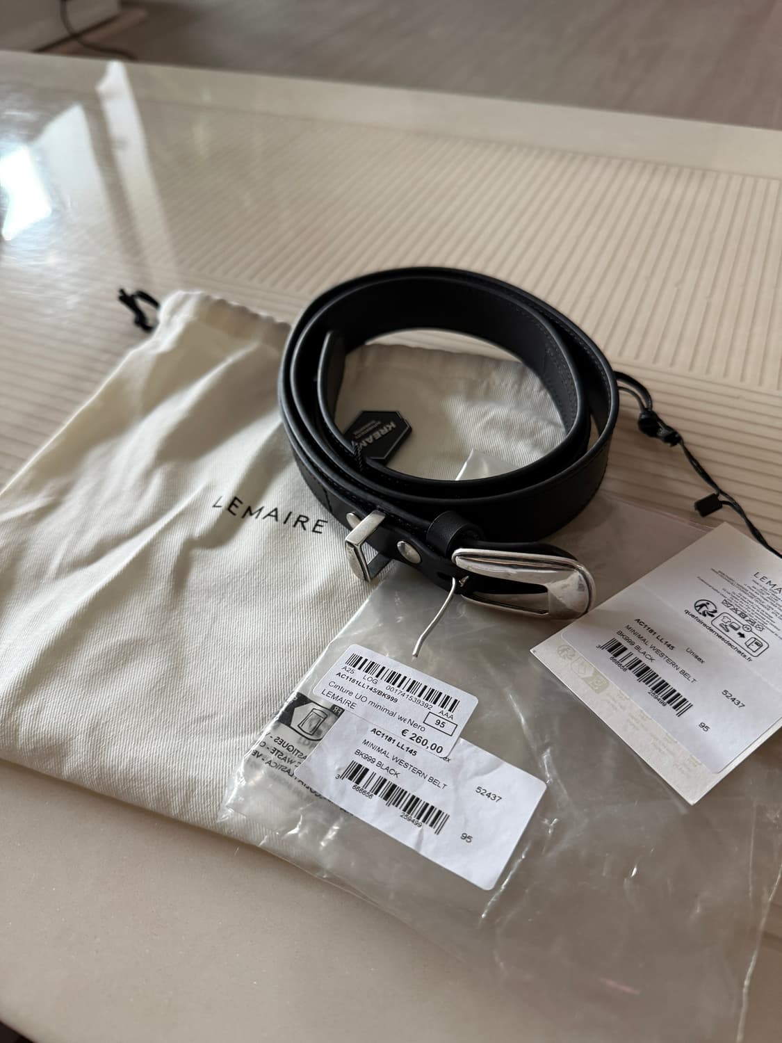 르메르 웨스턴벨트 95 새상품  상품이미지1