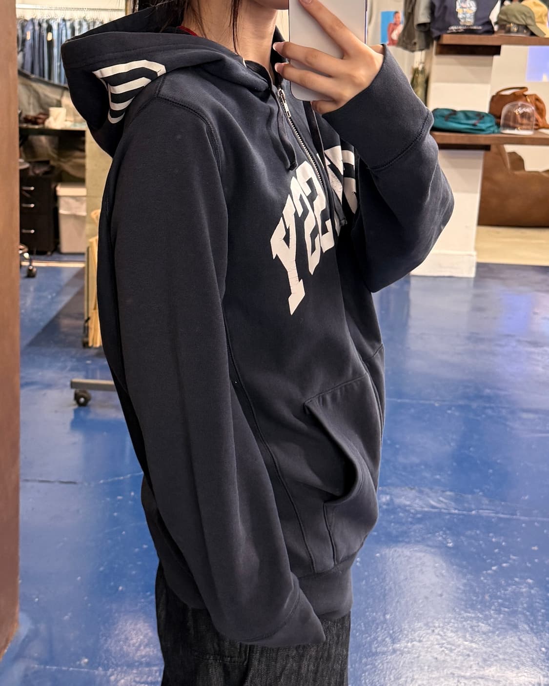 Stussy 스투시 아치로고 후드집업 상품이미지2