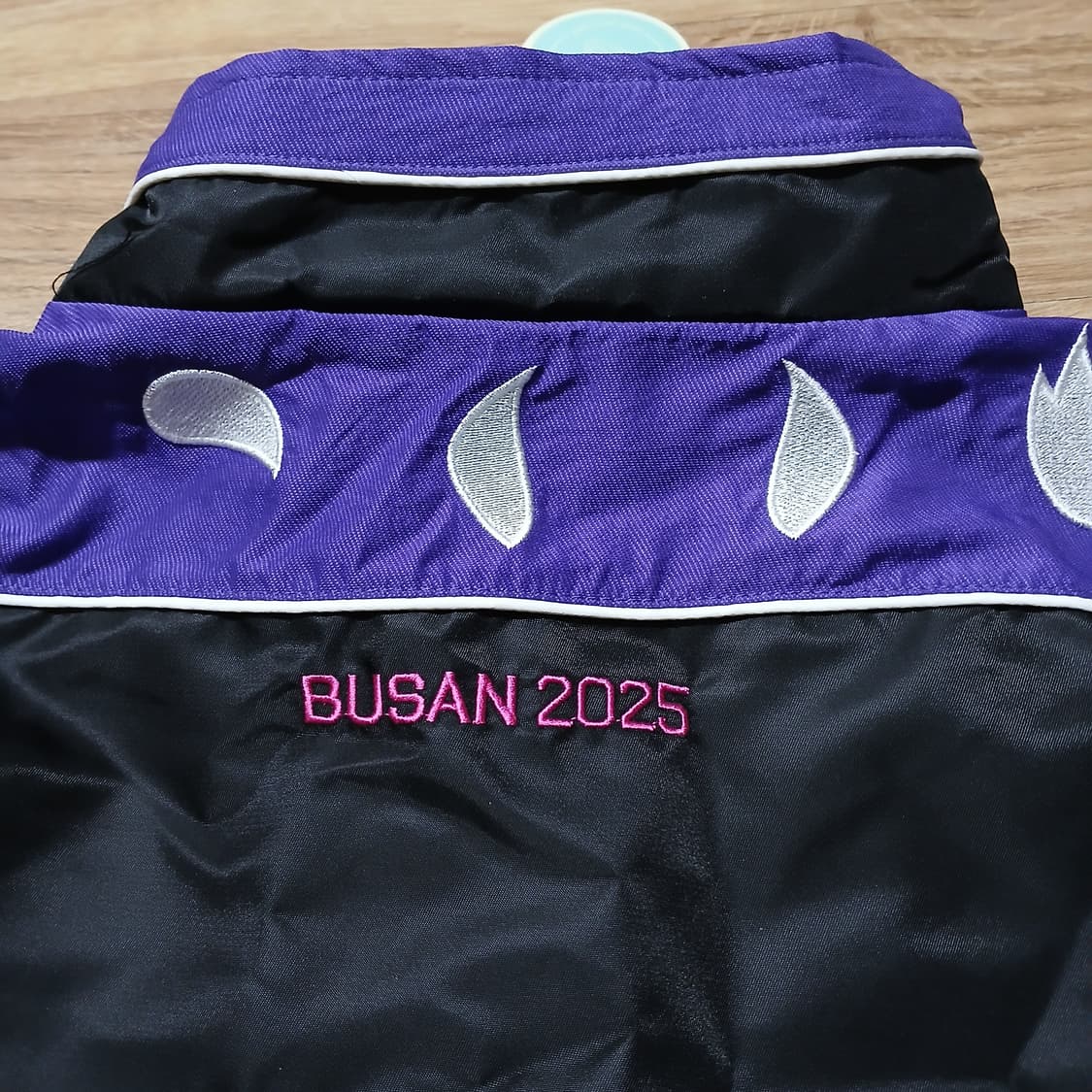 미사용 BUSAN 부산 전국체전 우븐 바람막이 자켓 상품이미지2