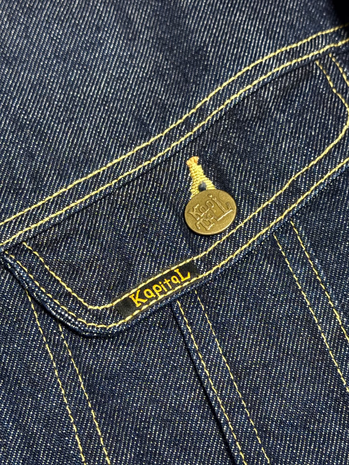캐피탈 KAPITAL 11.5온즈 멕시칸 본 데님자켓 48 상품이미지5