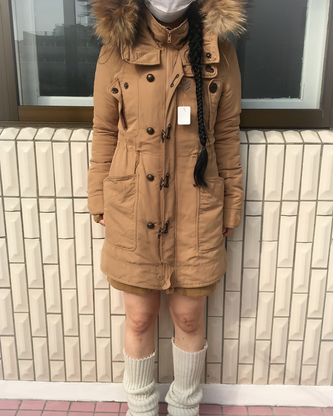 Raccoon fur hood filed jacket 상품이미지7