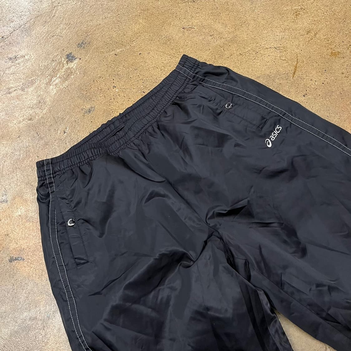 [정품/90] 아식스 블랙 트레이닝 바지 b17 상품이미지1