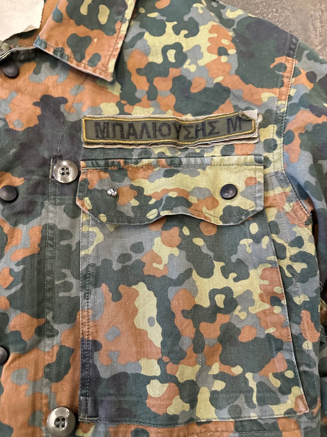 90s Germany ARMY 플렉탄 필드 셔츠 M 상품이미지6