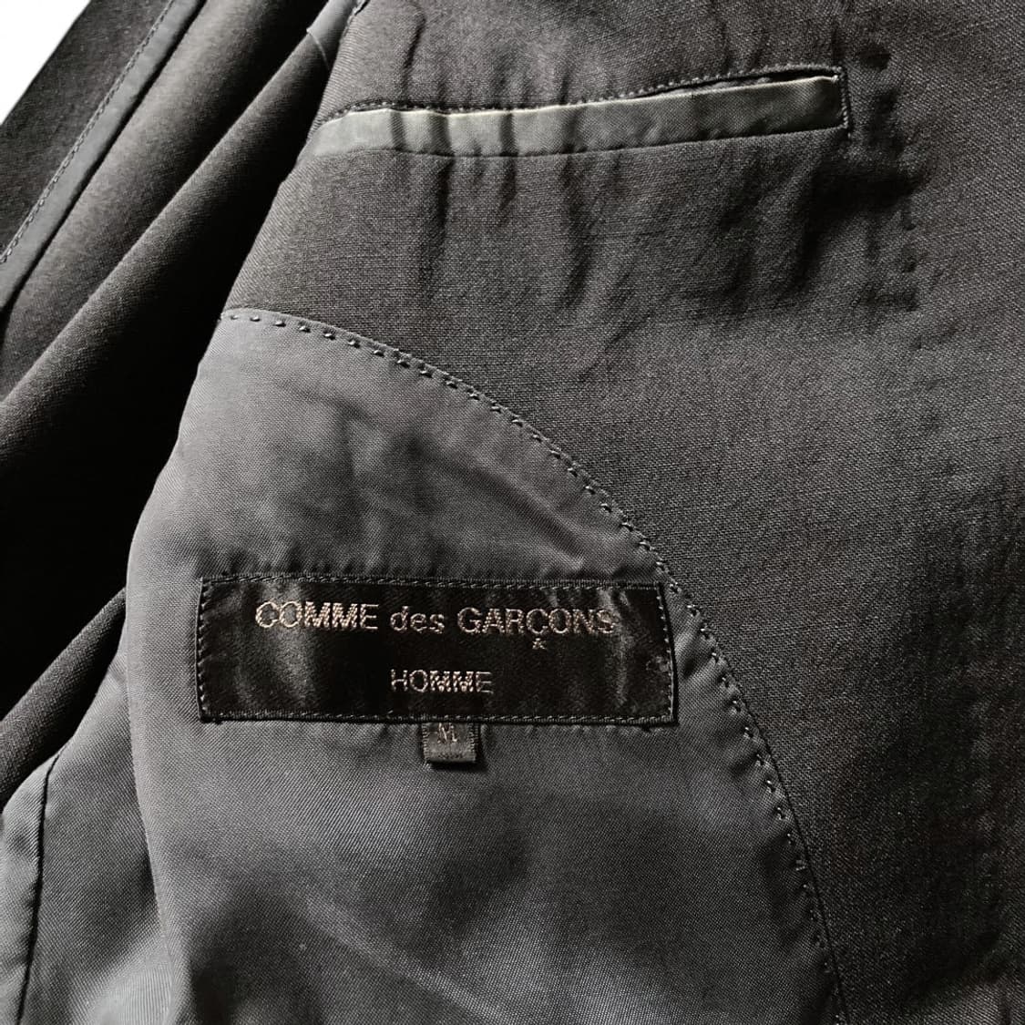 꼼데가르송 옴므 80s 아카이브 싱글 블레이저 자켓 상품이미지7