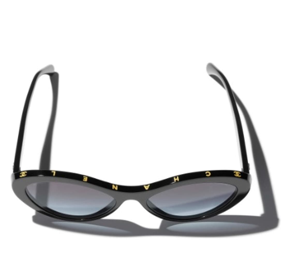 샤넬 로고 오벌레터링 배색 선글라스  상품이미지3