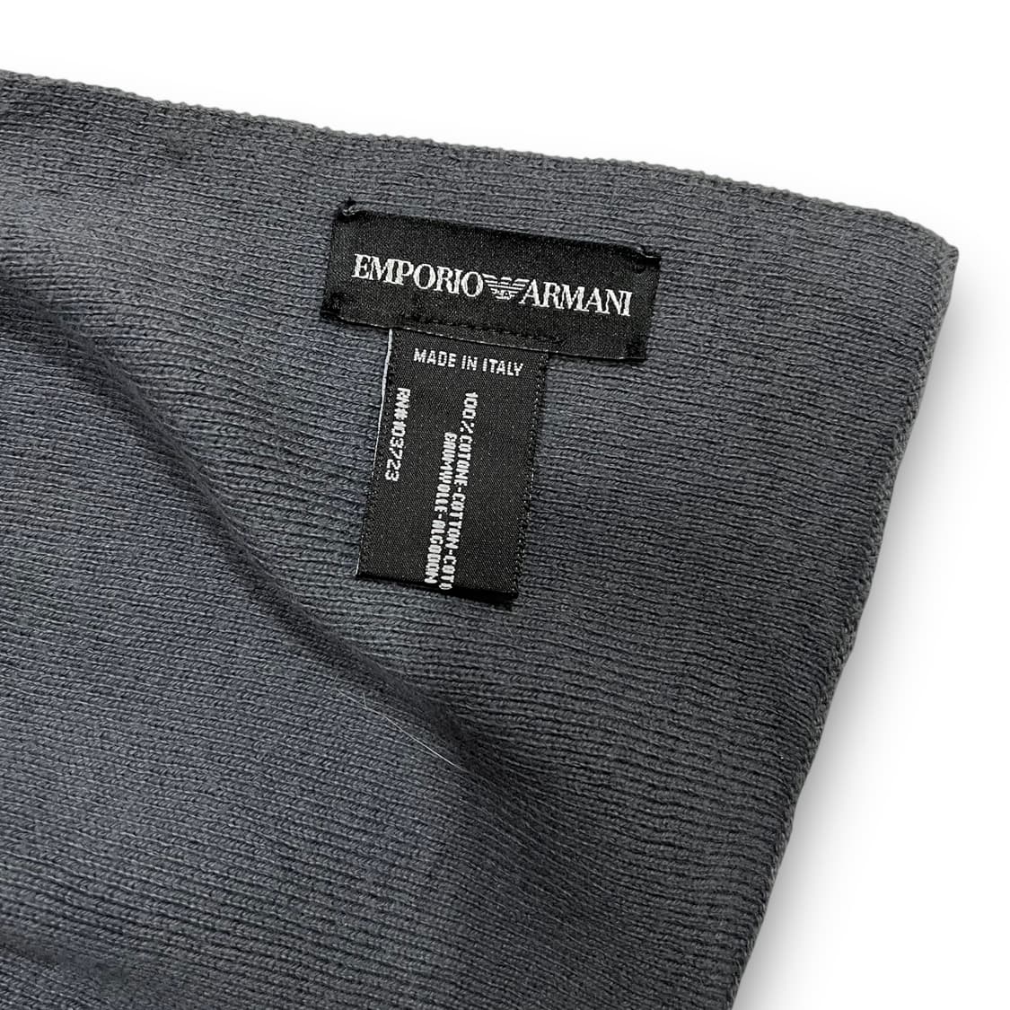 엠포리오 아르마니 로고 코튼 빈티지 머플러 상품이미지5