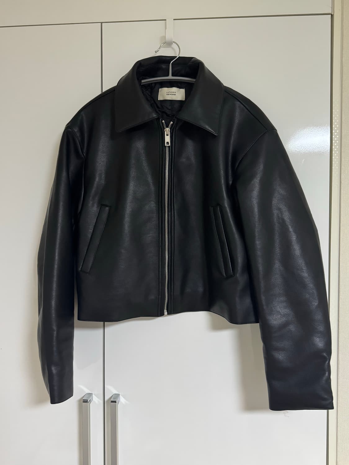 라퍼지 포 우먼 버핑레더 미니멀 블루종 상품이미지1