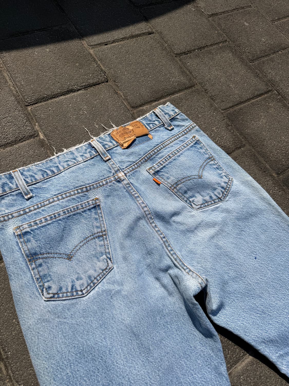 MADE IN USA 🇺🇸 90's 리바이스 517 오렌지 블랭크탭 상품이미지6