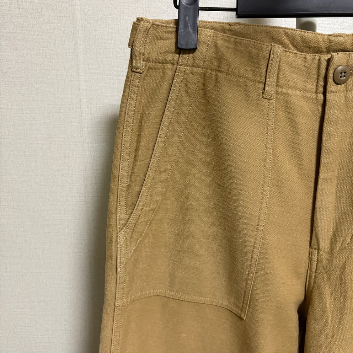 궁호 백사틴 퍼티그팬츠 / 베이지, M(32) 상품이미지4