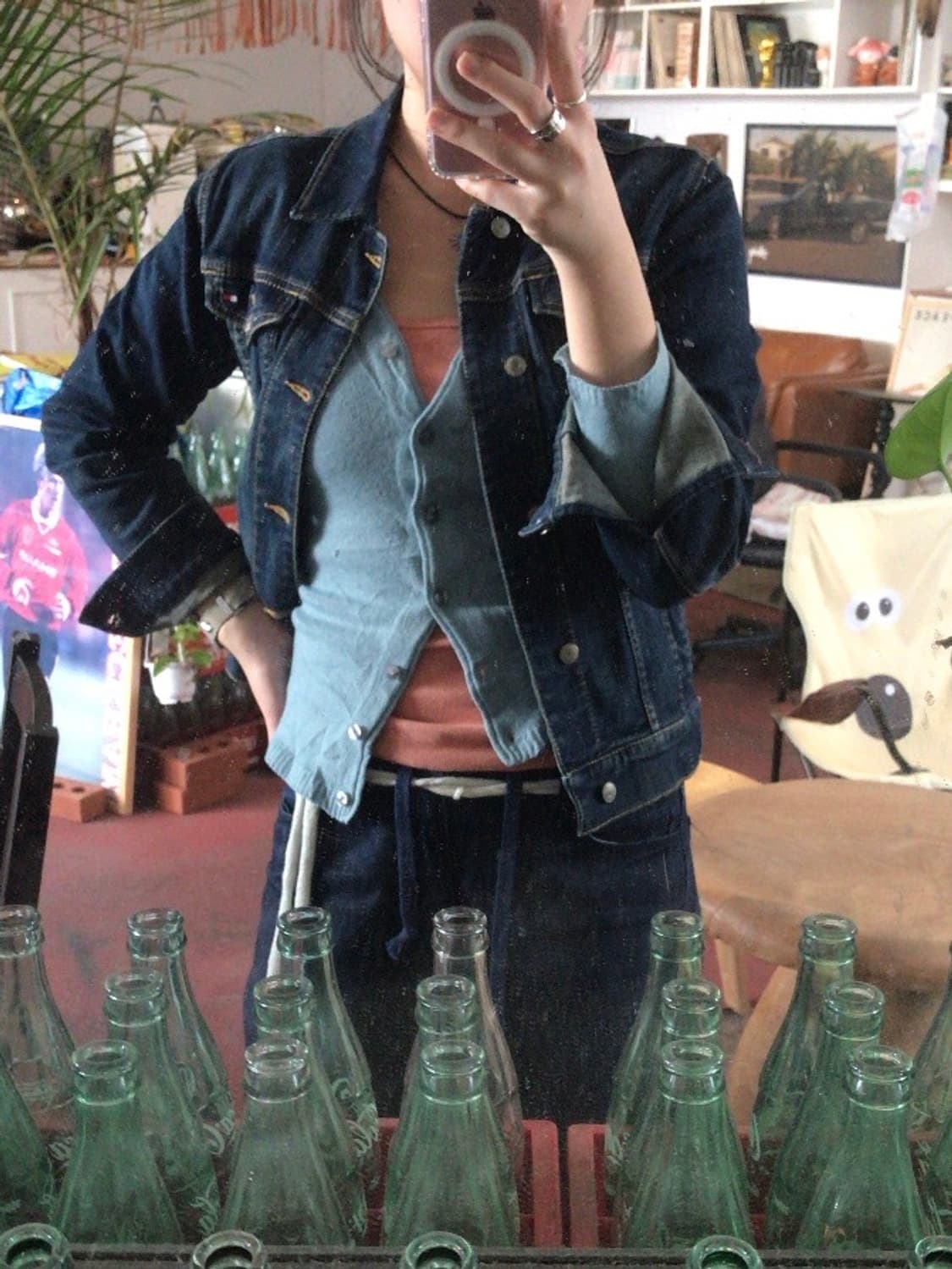 빈티지 블루 가디건 상품이미지4