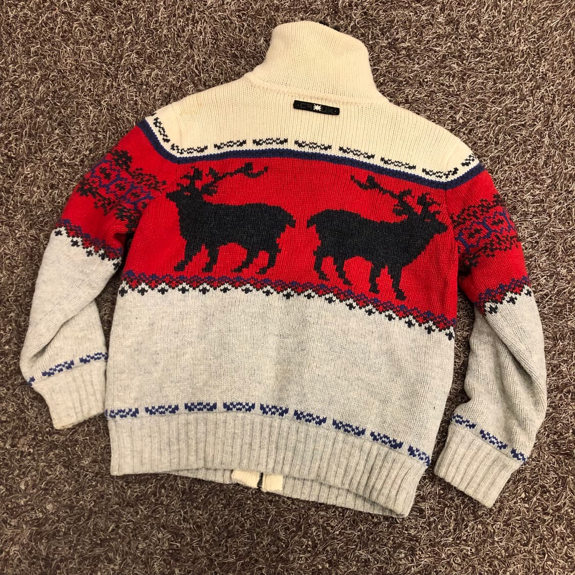 CRUX 코위찬 퍼 하이넥 집업 자켓 상품이미지5