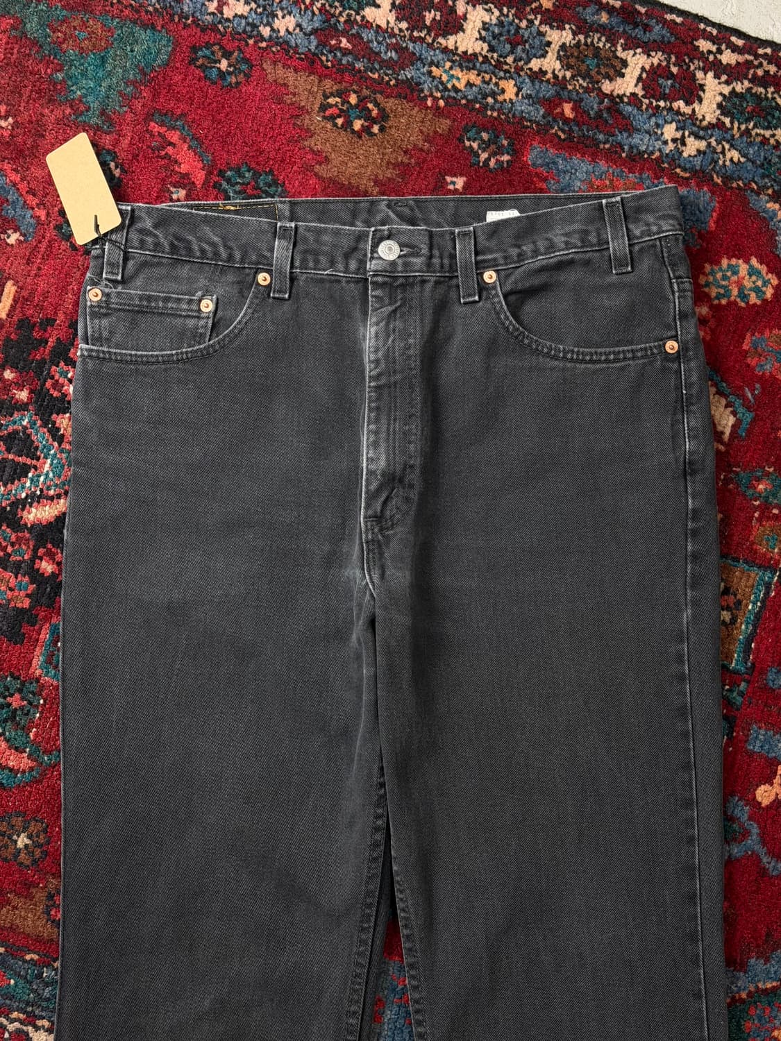 90's USA Made 빈티지 리바이스 517 블랙 부츠컷 상품이미지5