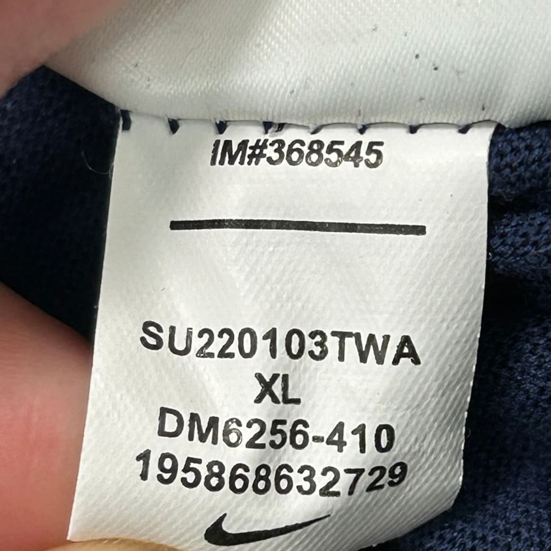 NIKE 드라이핏 크래픽 반팔티 네이비 XL 상품이미지9