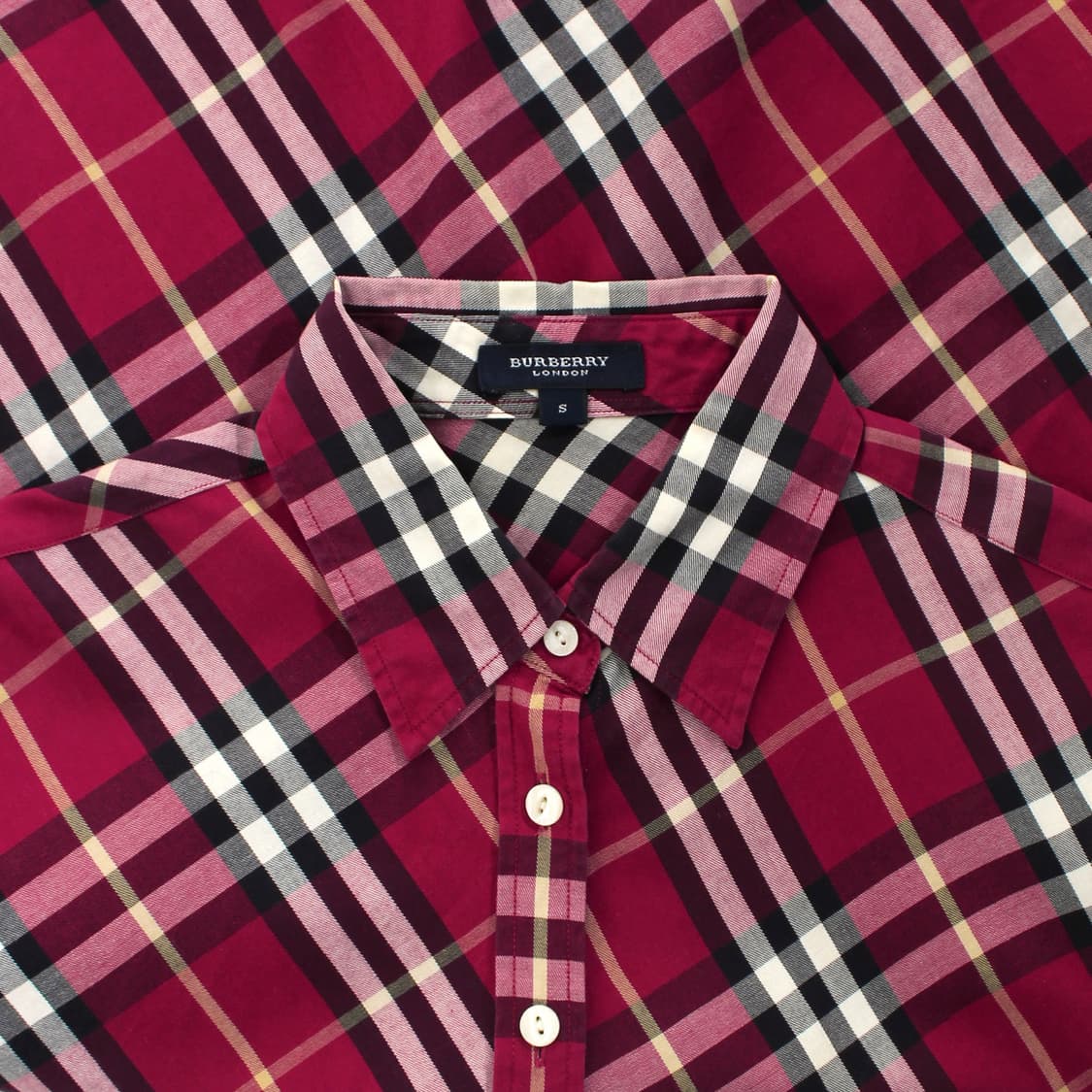버버리 Burberry 런던 빈티지 레드 체크 셔츠 상품이미지8