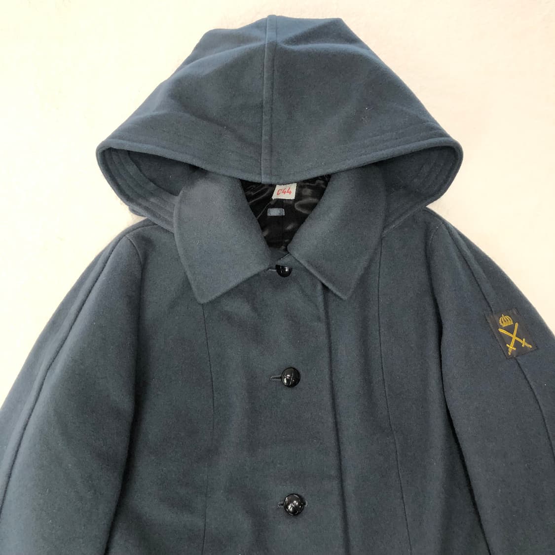 1960s 스웨덴 밀리터리 울코트 상품이미지5