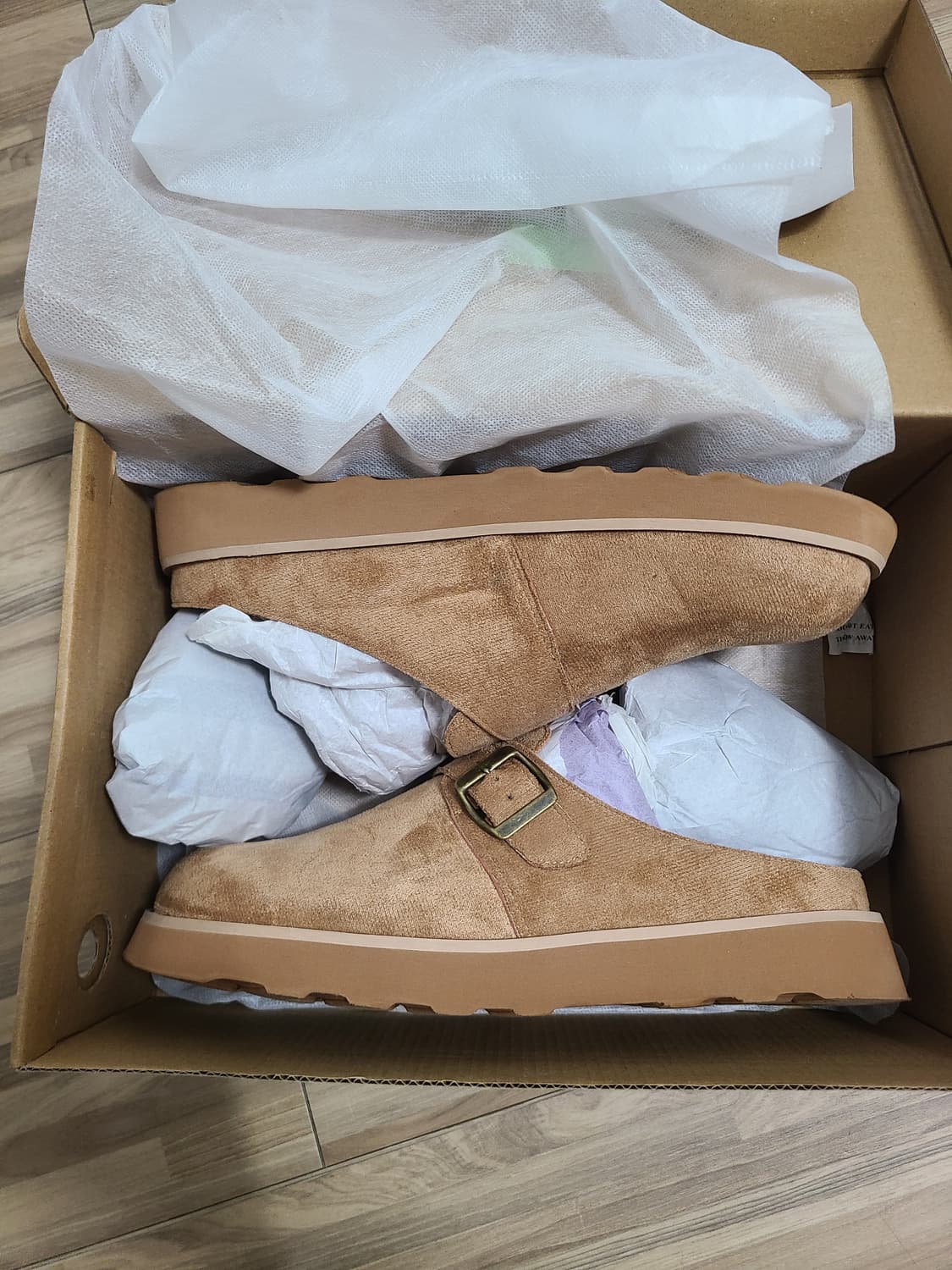 식스핏  BOTO STRAP MULE 뮬 카멜 270 상품이미지6