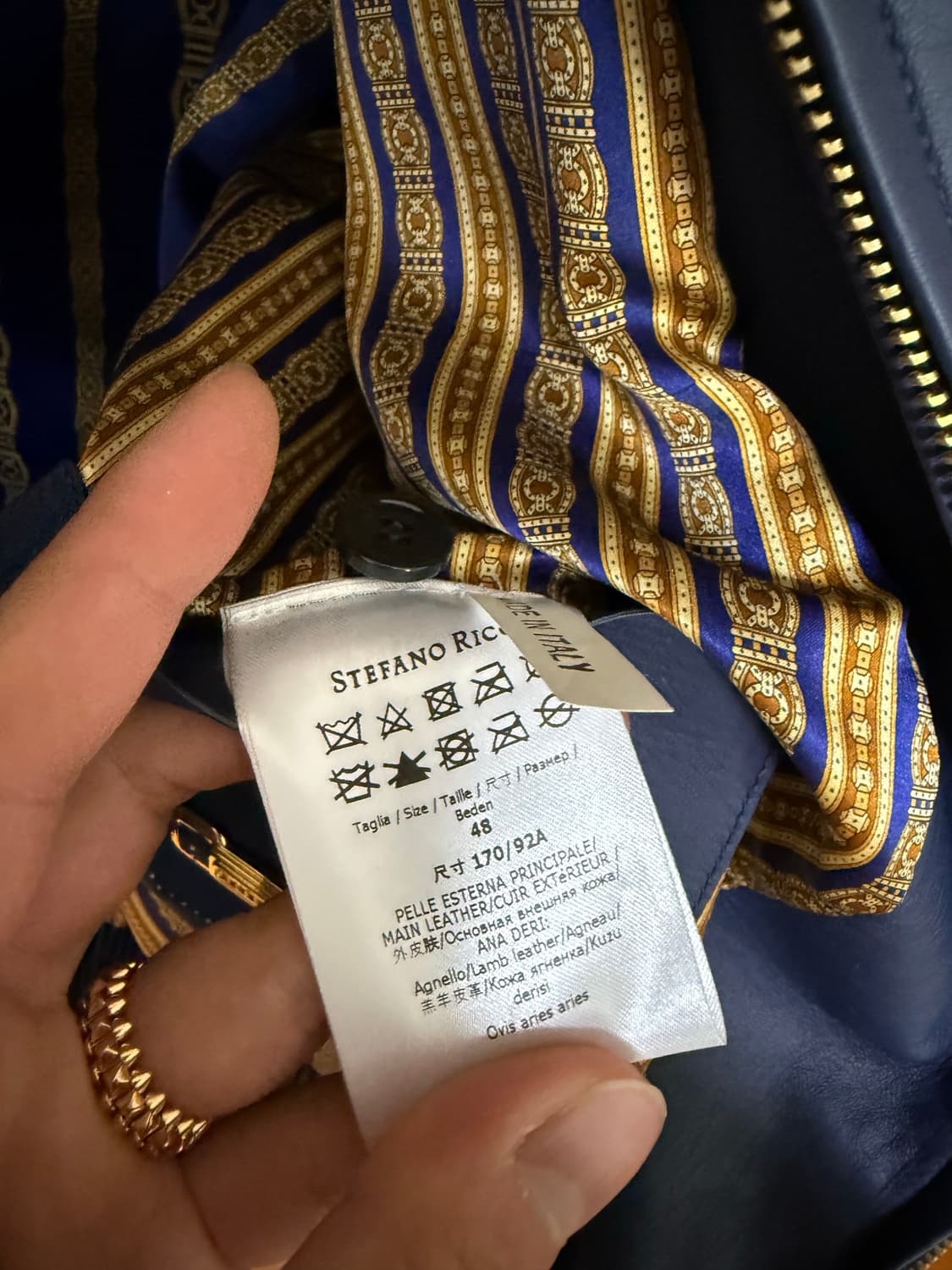 램스킨 레더자켓 상품이미지7