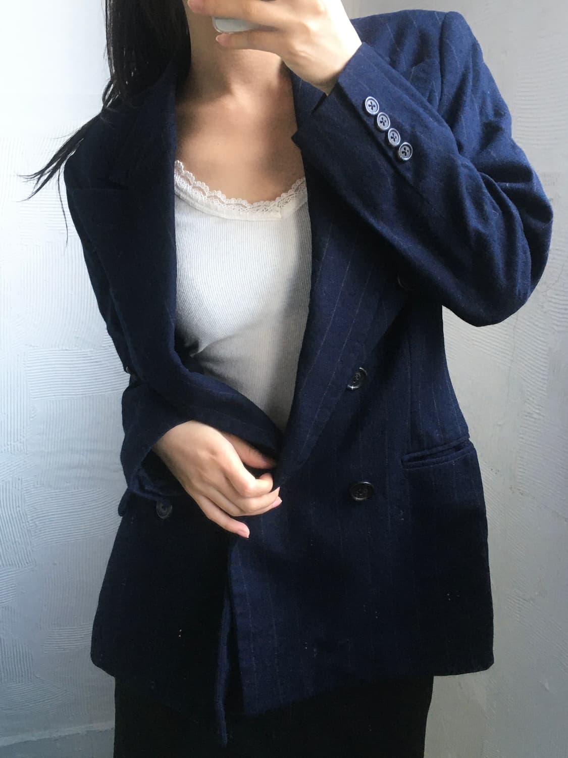 Ralph Lauren 랄프로렌 네이비 스트라이프 블레이저 상품이미지4