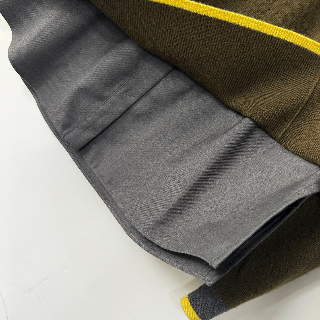 구호 KUHO 셔츠 레이어드 울 니트 상품이미지4