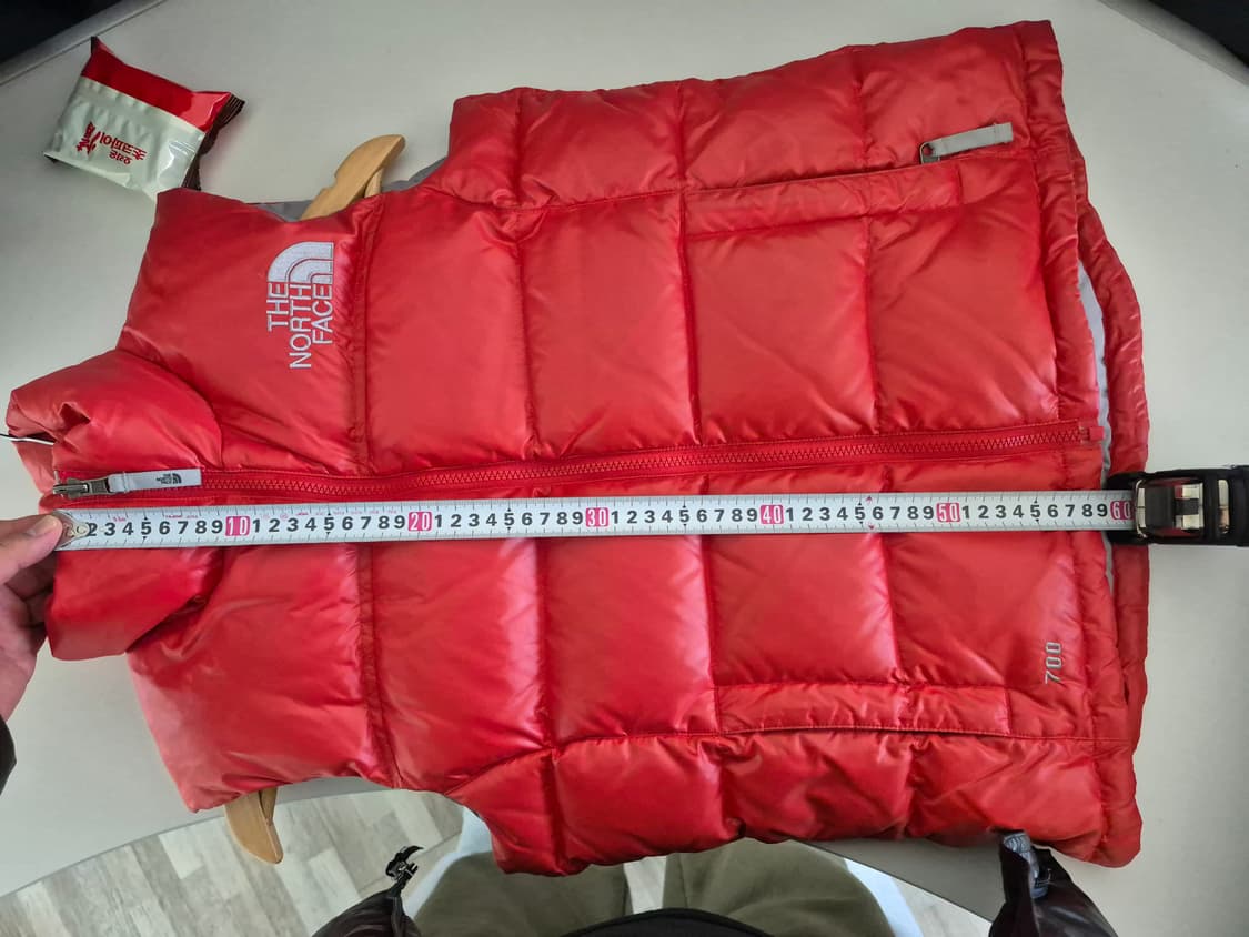 노스페이스 700 눕시 구스 패딩조끼 여성M 상품이미지9