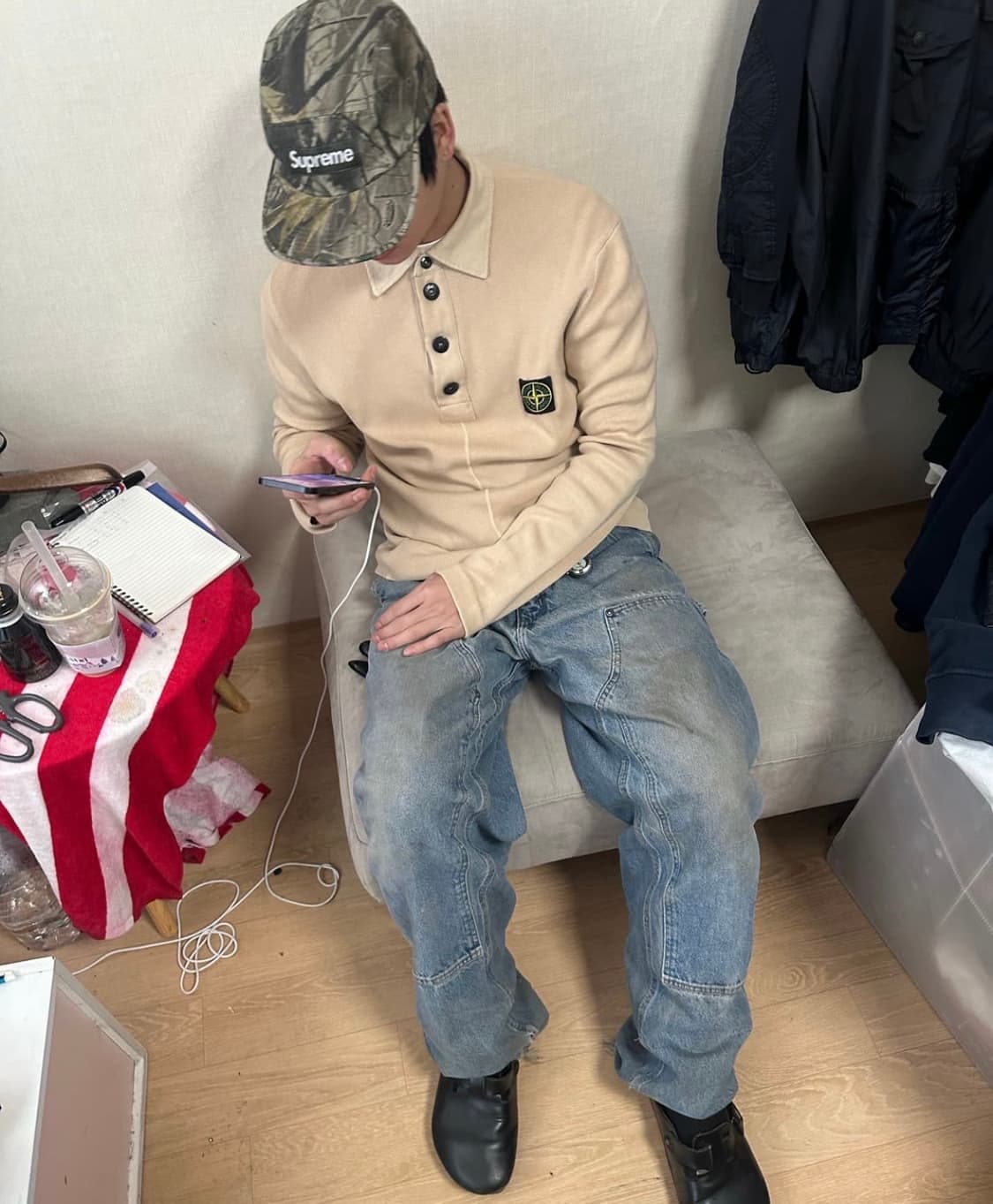 스톤아일랜드 pk 니트 롱슬리브 상품이미지1