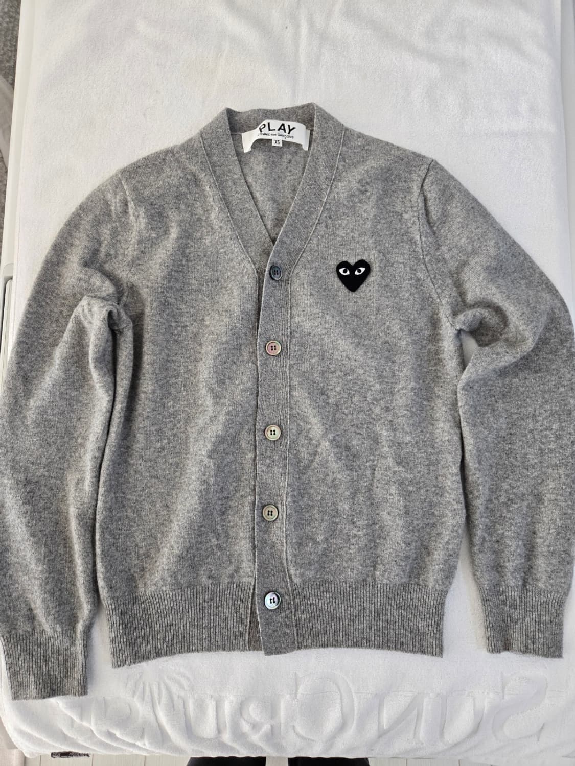 꼼데가르송 브이넥 가디건 xs 상품이미지1