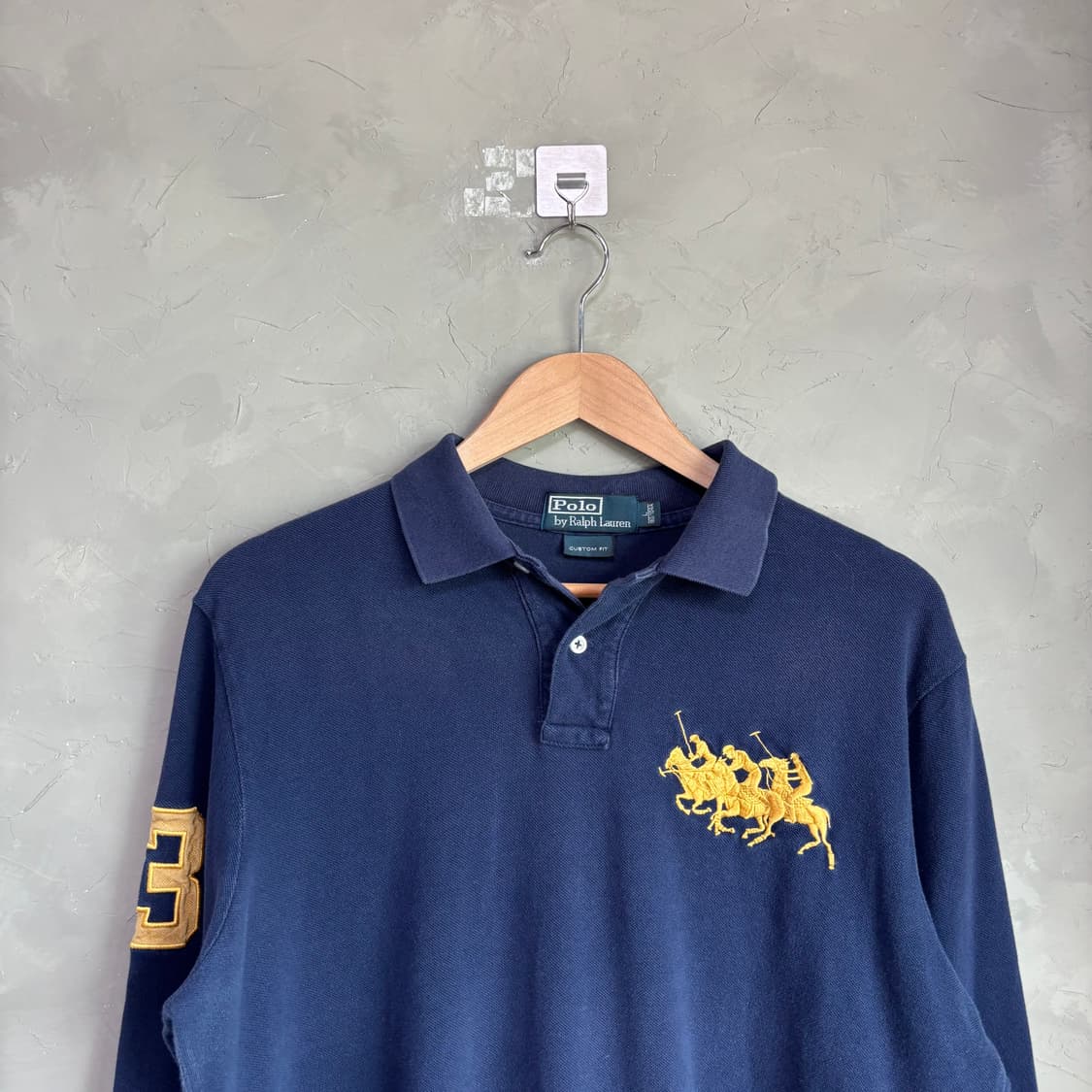 폴로 랄프로렌 빅포니 카라티 롱슬리브 네이비 상품이미지2