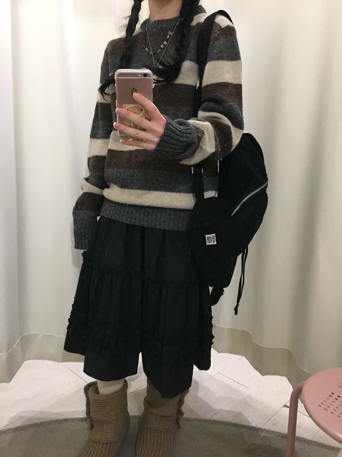 stripe wool knit 상품이미지1