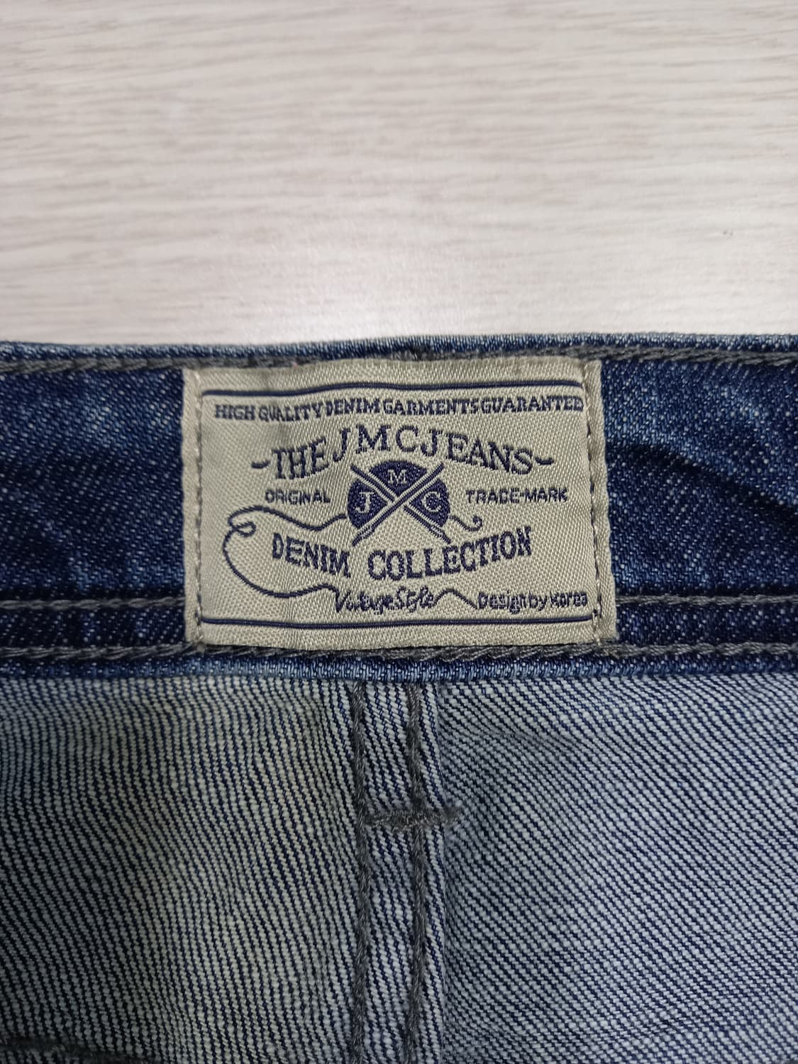 32 JMC JEANS 데미지워싱 스판 슬림일자 라인진 32-233 상품이미지7
