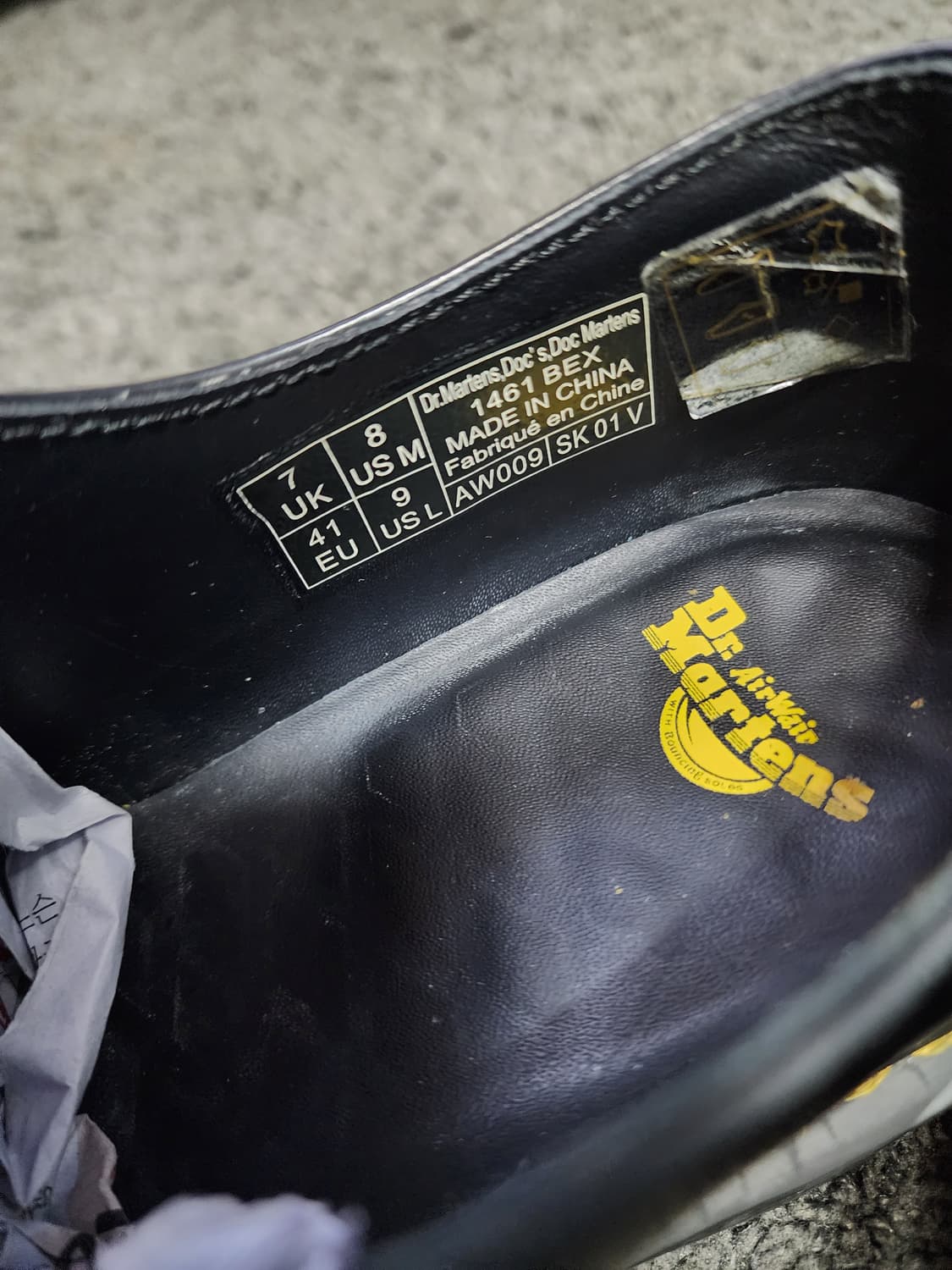 닥터마틴 1461  벡스 블랙 스무스 eu41 상품이미지4