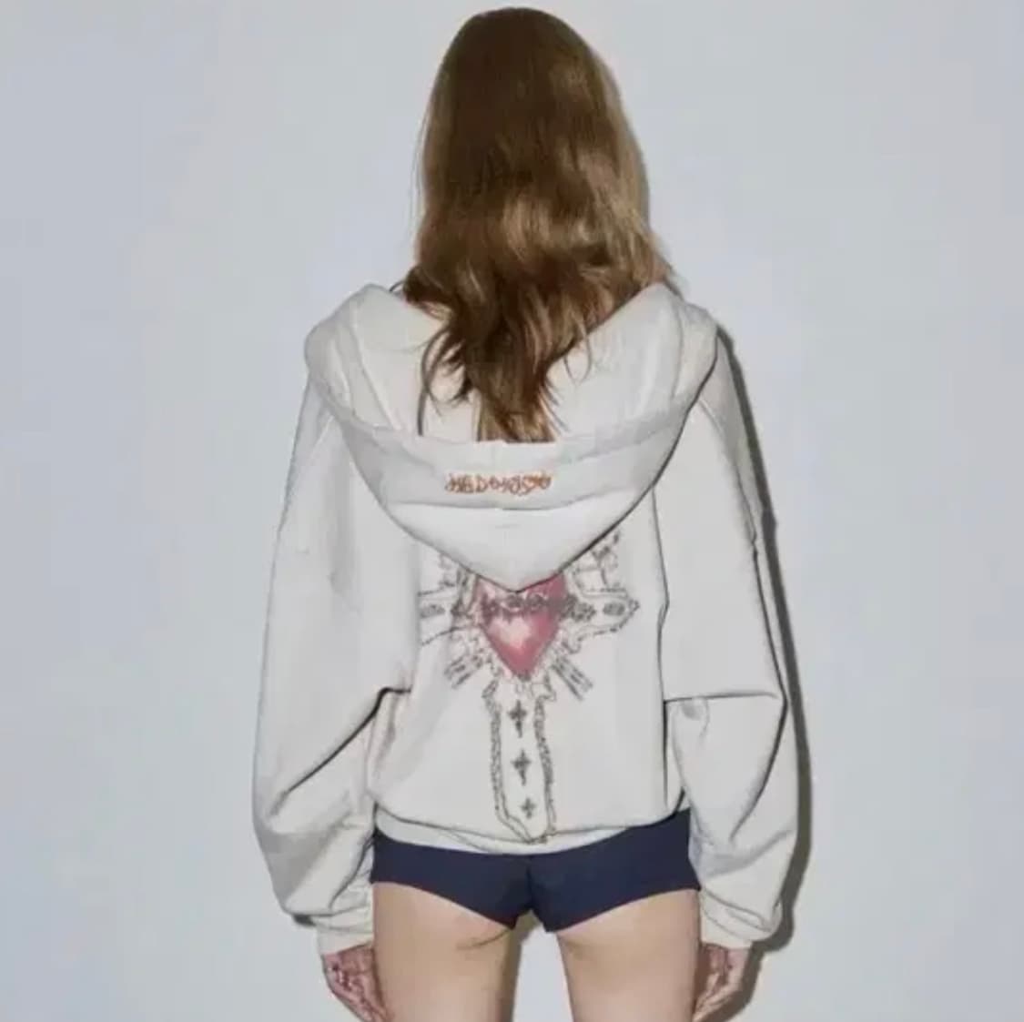 스컬프터 세인트 비즈 후드집업 더티화이트 L 상품이미지1