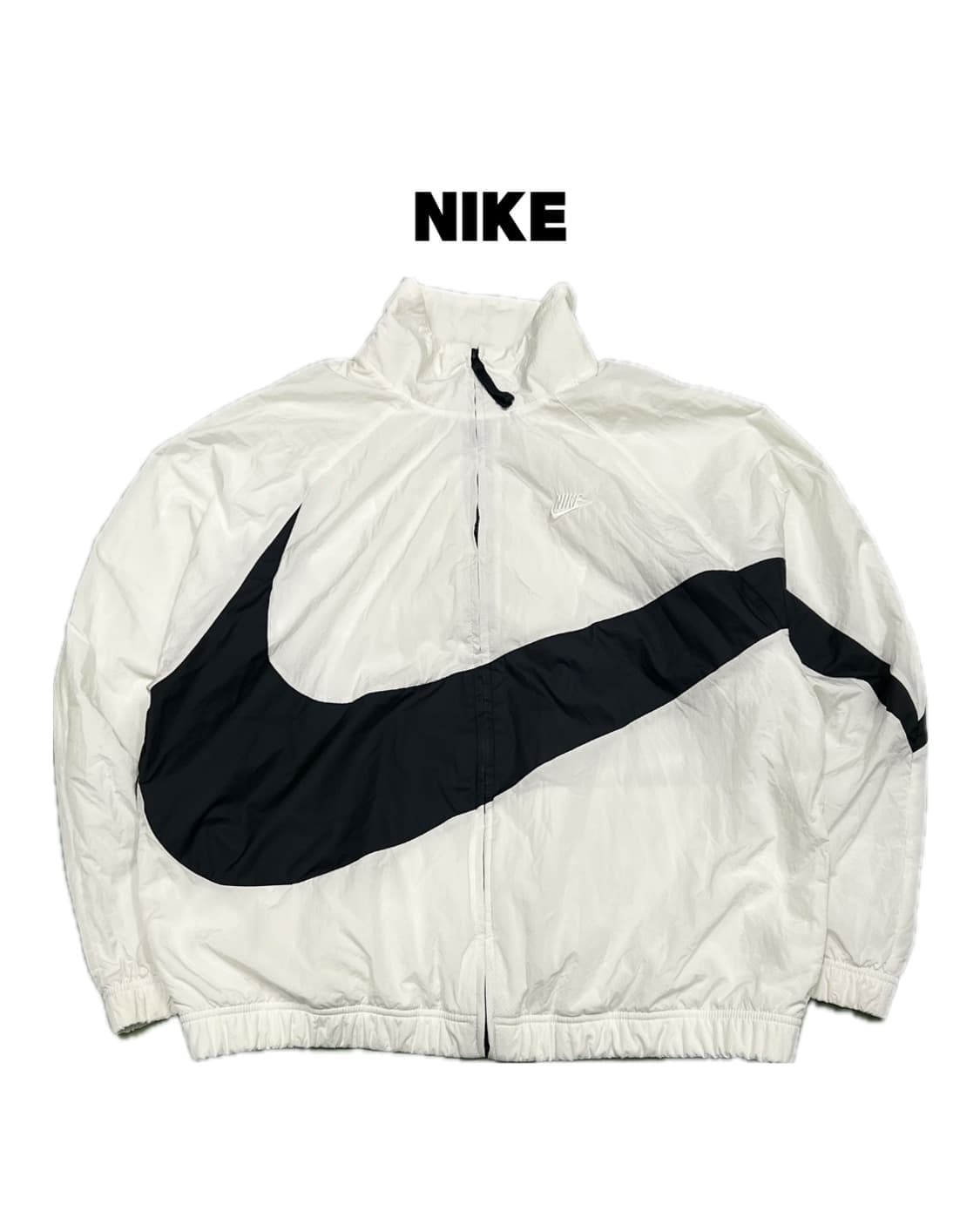 (XL) 나이키 빅스우시 우븐 바람막이 자켓 화이트/블랙 상품이미지1