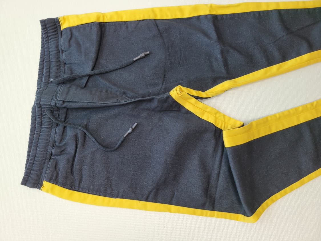 자라 ZARA 남자 사이드배색 바지 33 블랙/옐로우 상품이미지3